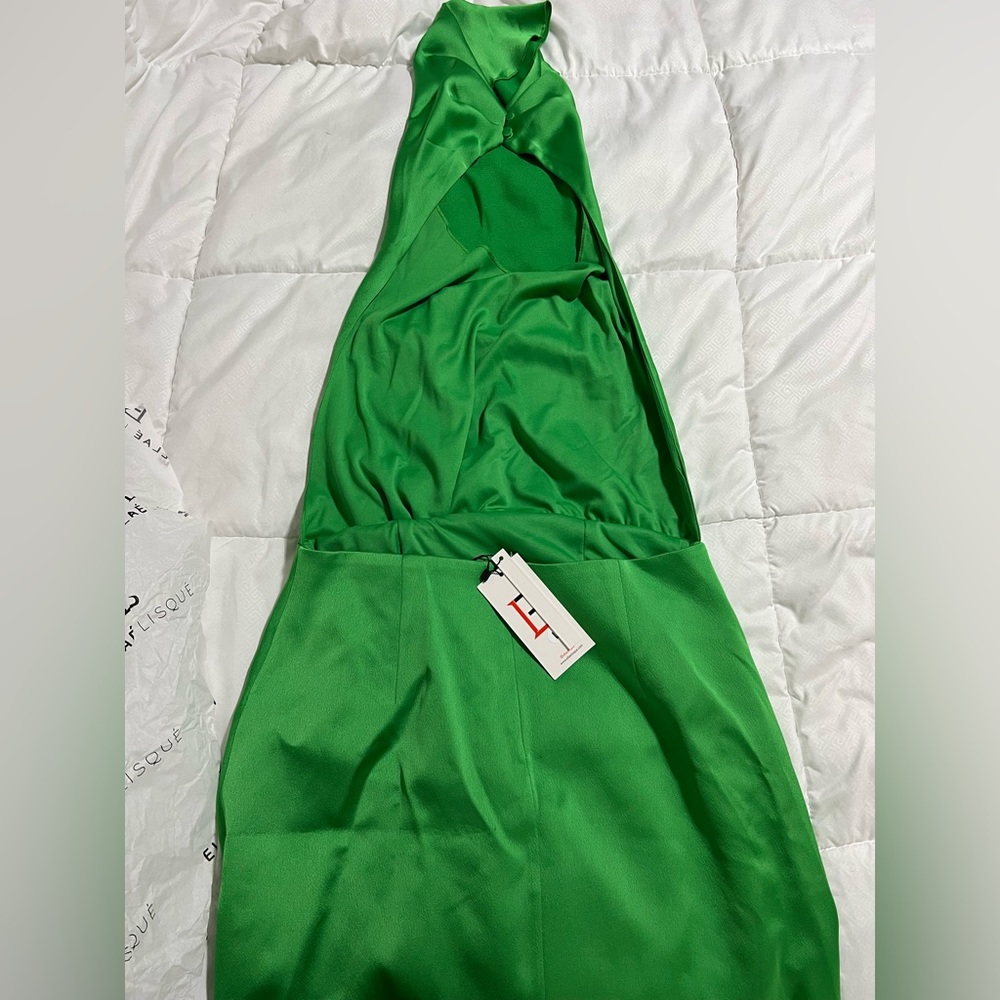 Drape me baby Green dress